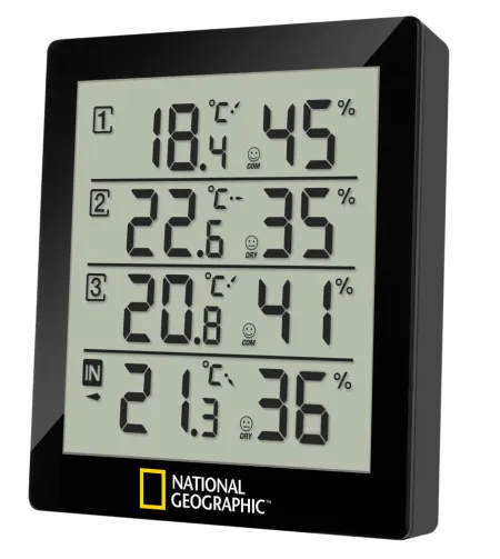 Termo / hidrometras, juodas, 4 matavimų rezultatai, NATIONAL GEOGRAPHIC