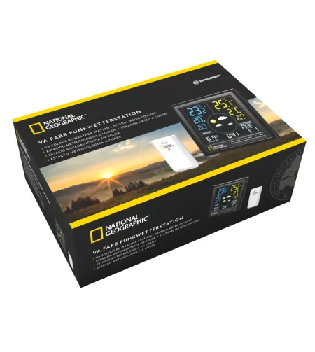 Meteorologinė stotis, spalvotas LCD ekranas, NATIONAL GEOGRAPHIC