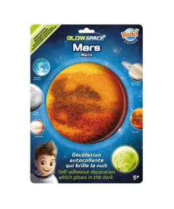 Фосфоресцентная наклейка 3D Planet - Mars, Buki