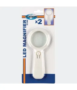 Увеличительное стекло диам. 50мм 2x LED