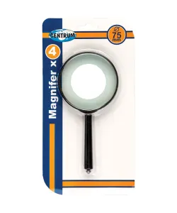 Didinamojo stiklo diam. 75mm 4x