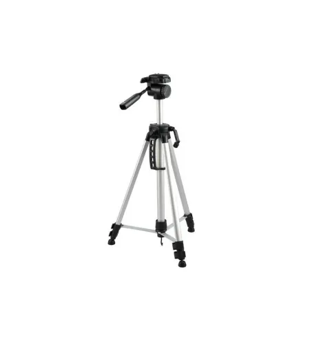 Aluminium tripod with tilt head, silver, Omegon