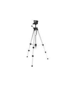 Aluminium tripod with tilt head, silver, Omegon