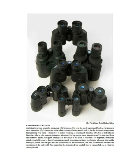 Книга издательства Sky-Publishing , "Бинокль, основные моменты" (ENG)