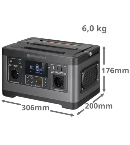 BRESSER nešiojamoji elektrinė 500 W