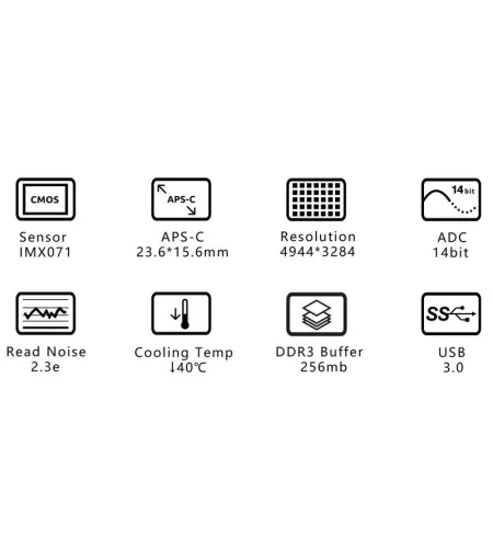 Телескоп камера ASI 071 MC Pro Color, ZWO