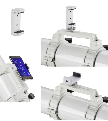 Telescope, BRESSER Messier AR-102/1000 EXOS-2/EQ5, with aperture Solar-filter