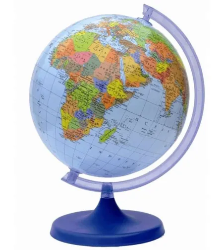 Globe 220 mm Political ZACHEM (RU)