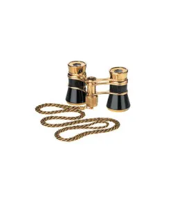 Eschenbach Opera glasses Glamour 3x25 black-gold with chain