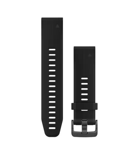 Acc,fenix 5S Plus 20mm QuickFit Black Silicone Band