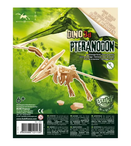 Wooden Dinos Construction Playset, Buki