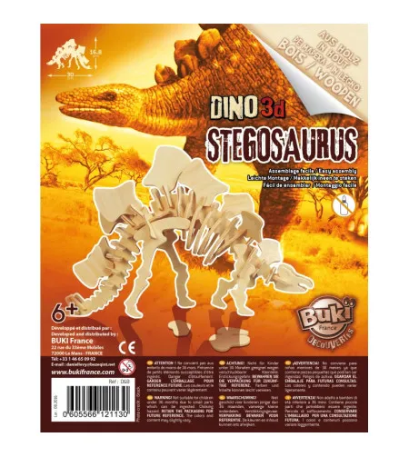 Wooden Dinos Construction Playset, Buki