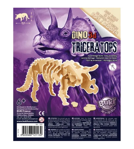 Wooden Dinos Construction Playset, Buki