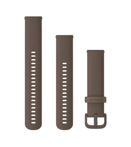 Acc, vivomove Sport, 20mm, Silicone, Cocoa