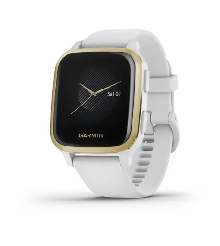 Venu Sq, NFC, White/Light Gold, WW