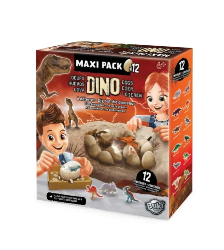 Dino mega kiaušinis, Buki, maxi pakuotė