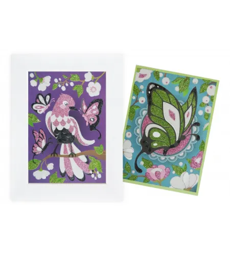 Blizgučiai paveikslėliai, Buki, Drugeliai