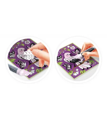 Blizgučiai paveikslėliai, Buki, Drugeliai