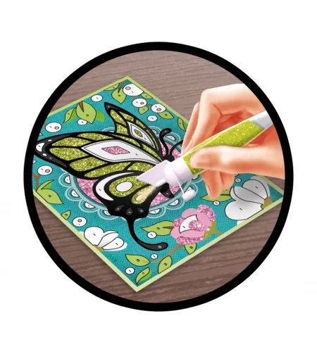 Blizgučiai paveikslėliai, Buki, Drugeliai