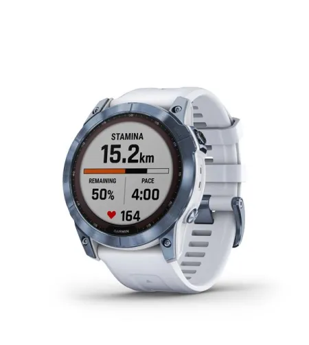 fenix 7X Sapph Sol Mineral Blue Ti w/Whitestone EMEA