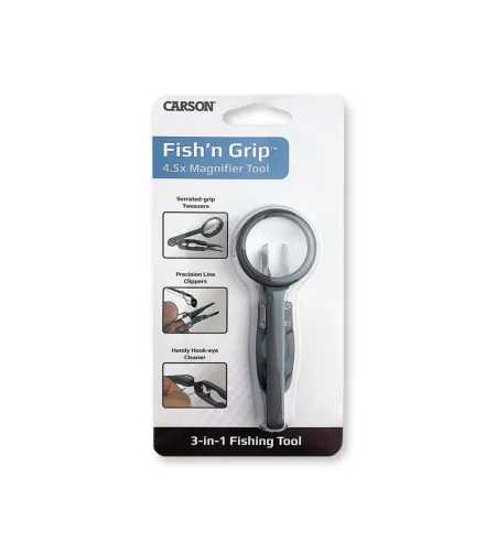 Увеличительное стекло Carson Fish'n Grip 4x