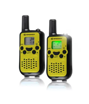 Walkie Talkie, BRESSER JUNIOR 2piece Set with range up to 6 km, green lime
