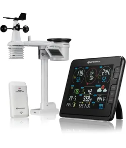 BRESSER Professional Wi-Fi метеостанция 7-в-1 с функцией измерения интенс. света и УФ