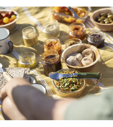 Pikniko rinkinys su šakute ir šaukštu nr. 8, Opinel