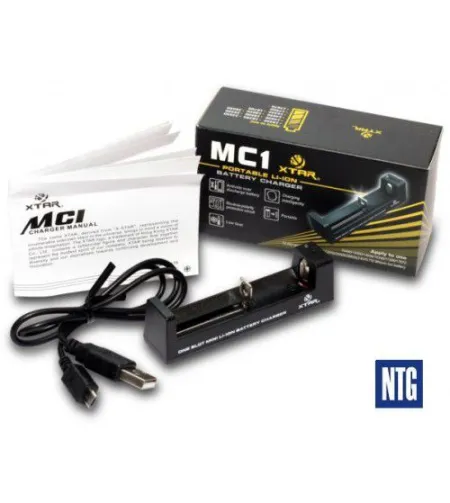 XTAR MC1 ličio jonų akumuliatoriaus įkroviklis