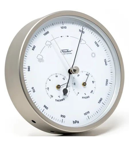 Fisher Barometer combined with thermometer and hygrometer