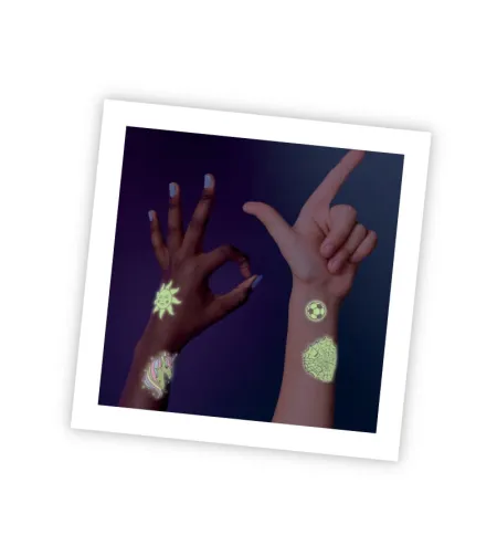 75 nuplaunamos tatuiruotės - fosforescuojančios, Buki