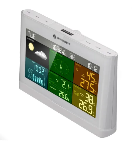 BRESSER 5-in-1 Comfort Weather Station with Colour Display white