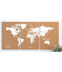 Dėlionės žemėlapis M – baltas Miss Wood