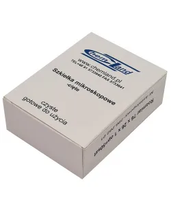 50 vnt. mikroskopinių stiklelių 76 x 25 x 1 mm