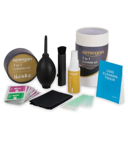 Optics cleaning set 7 in 1, Omegon