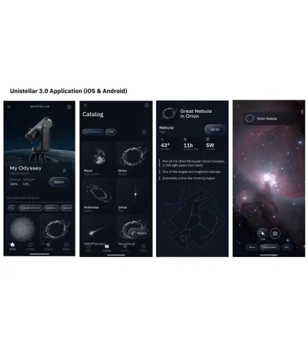 Unistellar Интеллектуальный Телескоп N 85/320 Odyssey