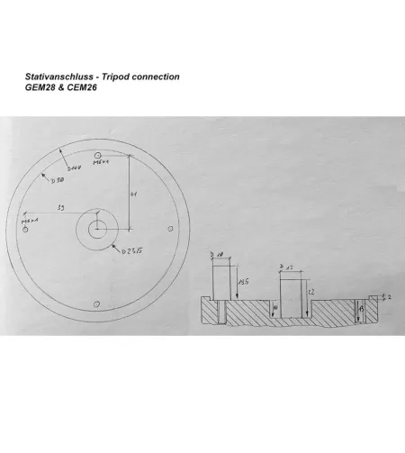 iOptron GEM28 GoTo mount with optical polar finder and 1.5" tripod