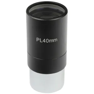 Orbinar Plossl 40 mm teleskopo okuliaras, 31,7 mm (1,25 colio) 4 elementų lęšių sistema