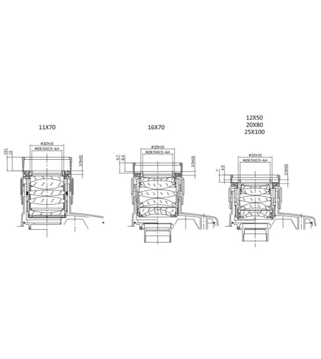 Omegon žiūronai Argus 16x70