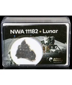 Svetimų uolienų meteoritai Mėnulio NWA 11182 1,5–2 gramai