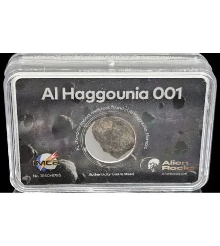 Svetimų uolienų meteoritai Al Haggounia 0,8–1,5 gramo