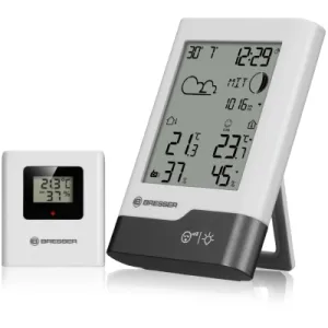 BRESSER namų meteorologinė stotelė, balta/pilka