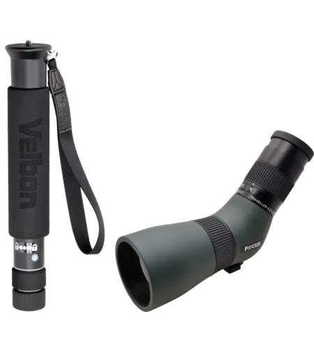 Kit Focus Traveller 9-27x56, Velbon Ultra Stick 8