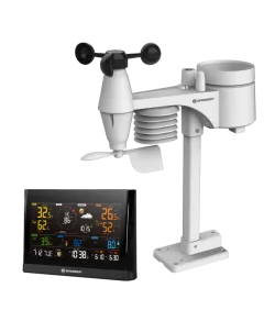 BRESSER WLAN Comfort Weather Center с профессиональным датчиком 7-в-1 и современным цветны