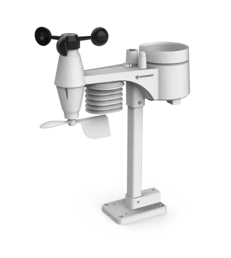 BRESSER WLAN Comfort Weather Centre with 7-in-1 professional sensor and modern colour disp