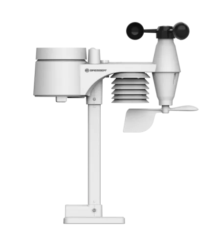 BRESSER WLAN Comfort Weather Centre with 7-in-1 professional sensor and modern colour disp