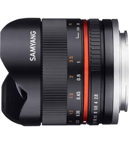 Samyang 8mm f/2.8 UMC Fish-Eye II Canon M (Black)