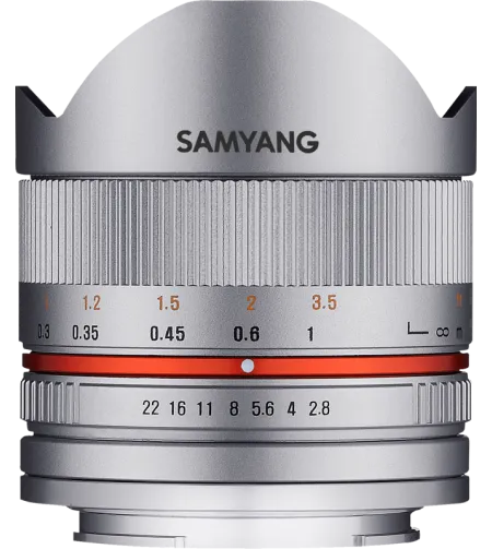 Samyang 8mm f/2.8 UMC Fish-Eye II Fuji X (Silver)