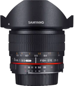 Samyang 8mm f/3.5 UMC Fish-Eye CS II Canon M