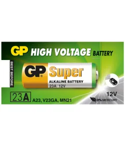 GP Super A23 / V23GA / MN21/ 23A 12V 55mAh šarminė baterija